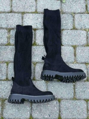 Sko Støvlett med strikk